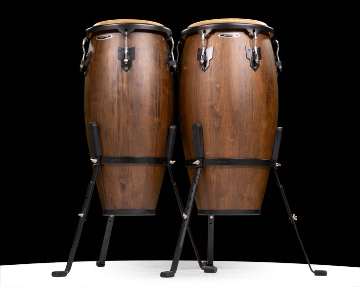 Used Meinl Headliner Series Congas 11" and 11.75" Set w/ Stands