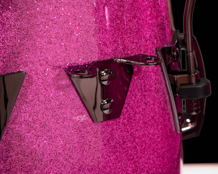 LP Custom Galaxy Conga/Tumba Set - Pink Sparkle - Sergio Serna