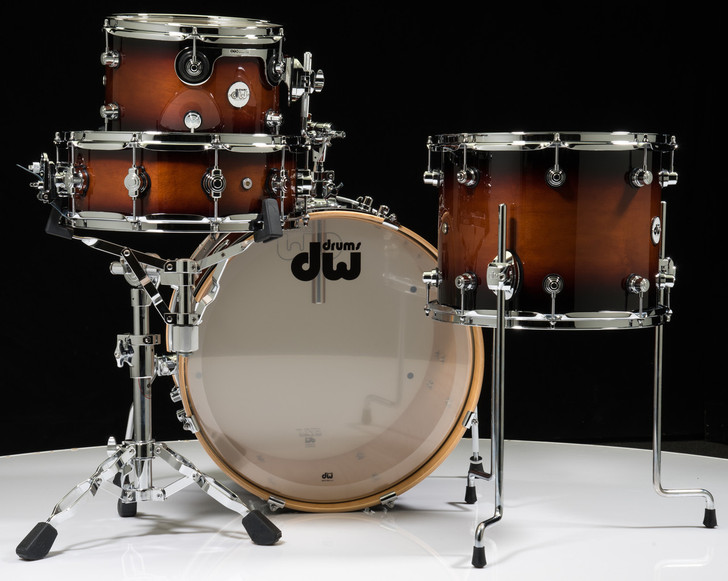 DW Design Series Frequent Flyer 4pc - Tobacco Burst - Opened Box