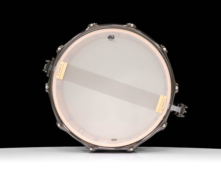 DW Collector's 8x14 SSC  Maple Snare- Ultraviolet to Natural over Mapa Burl