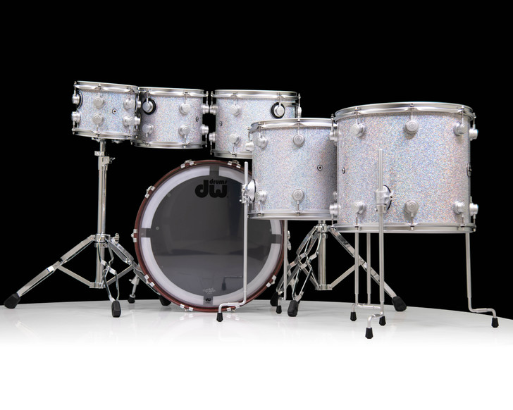 DW Collector's 6pc Purpleheart - Diamond Nebula Finish Ply w/SC