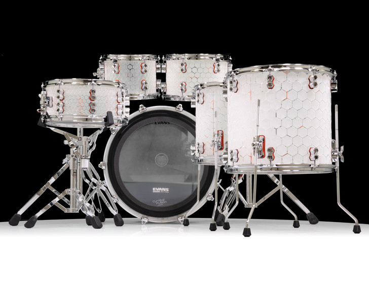 Robot Drum Co. Hive Series – 6-Piece Clear Acrylic Kit