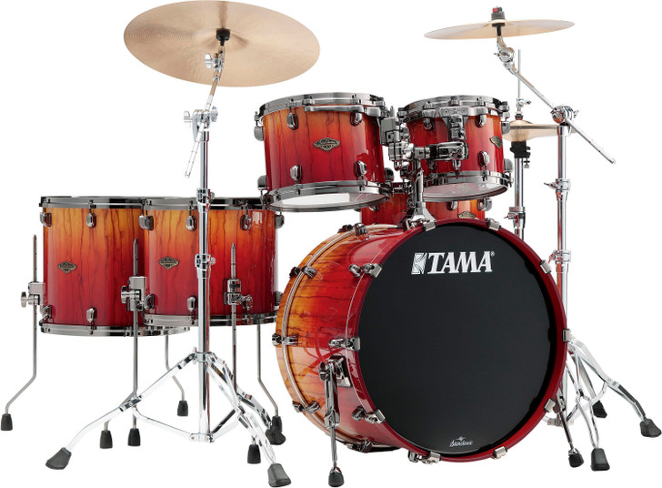 Tama Starclassic Walnut/Birch 5pc Shell Pack - Vermillion Bosse