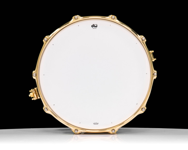 DW Collector's SonicPly 8x14 Snare - Diamond Nebula with Gold Hardware