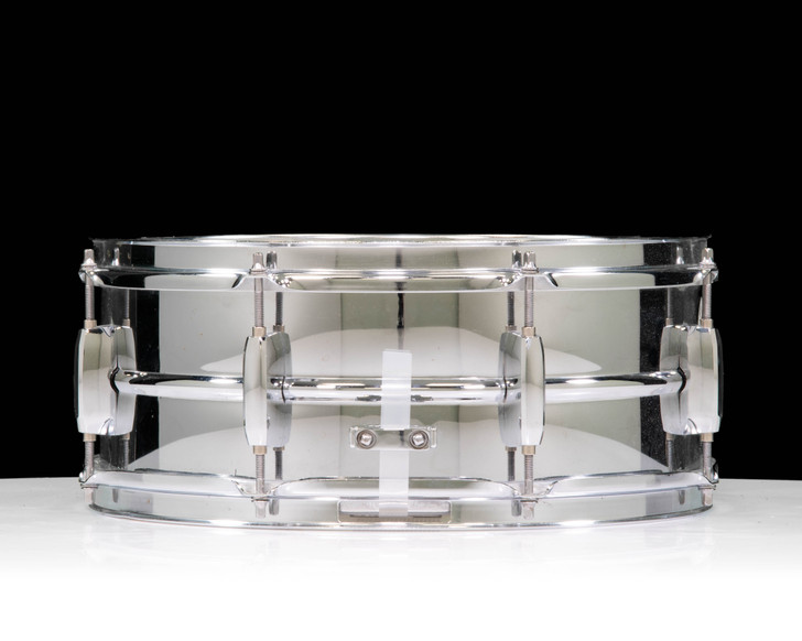 Pearl Mirror Chrome Steel Shell Snare Drum 14"