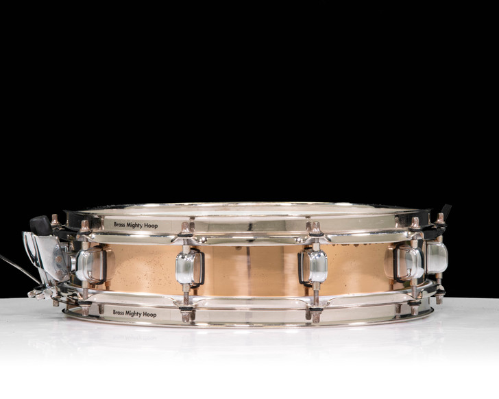 Used TAMA Brass Piccolo Snare Drum, 14×3.25 Brass Shell