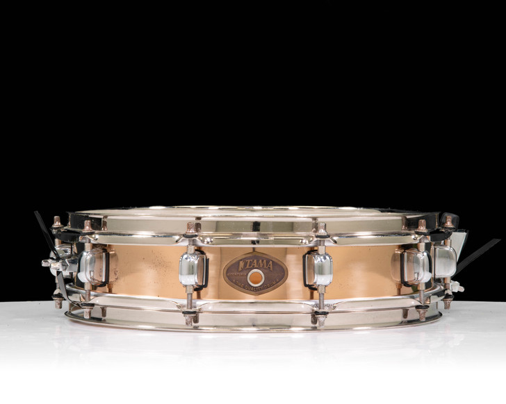 Used TAMA Brass Piccolo Snare Drum, 14×3.25 Brass Shell