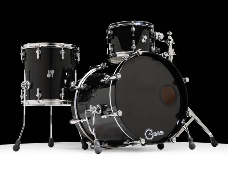 Used Sonor SQ2 Beech Piano Black 3PC Shell Pack 12/14/20