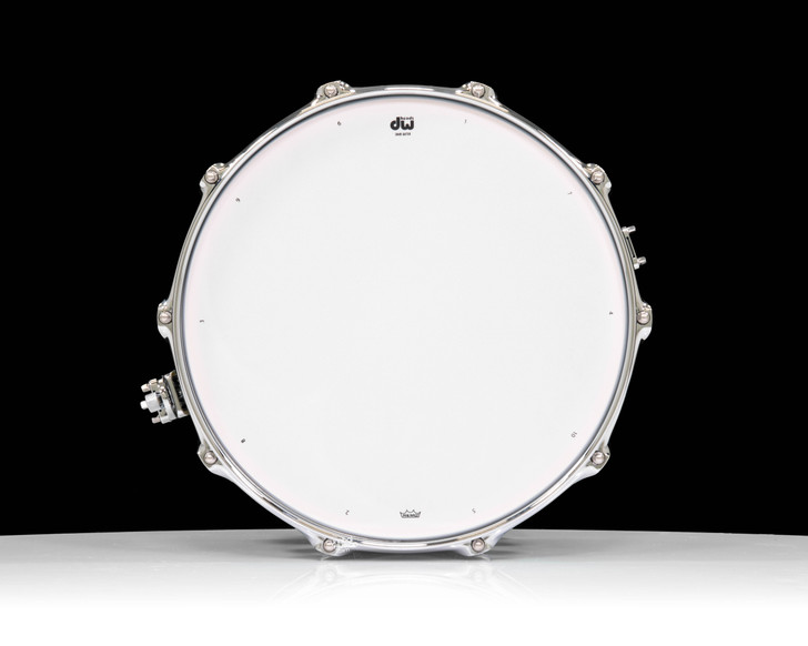 DW Collector's Series SSC Maple 8x14 Snare Drum Mapa Burl Veneer - Sky Blue Burst