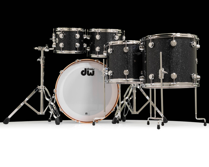 DW Collector's 5pc Maple Mahogany Kit - Black Ice