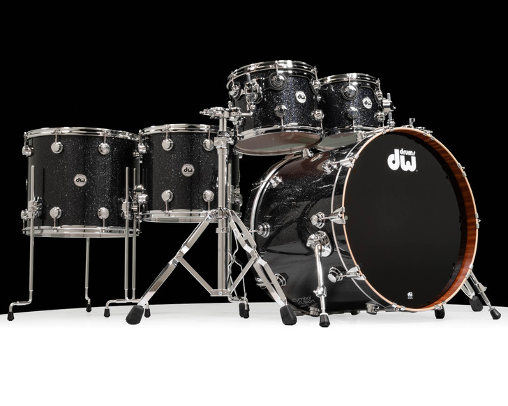 DW Collector's 5pc Maple Mahogany Kit - Black Ice