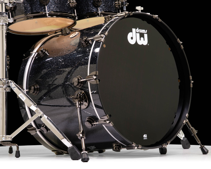 DW Collector's Series 5pc Sonicply Kit - Black Ice w/Black Nickel