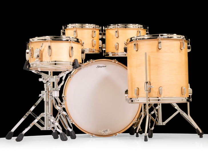 Slingerland 5PC Studio King, 10/12/16/22/14SD, Ventura Sand, Nickel HW