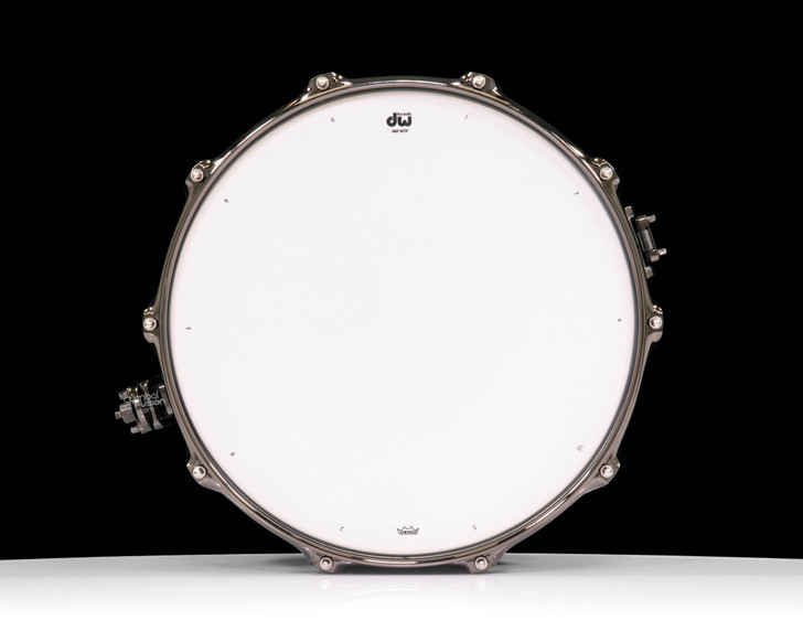 DW Collector's Series 6.5x14 Quilted Maple Regal to Black - 12ply VLT