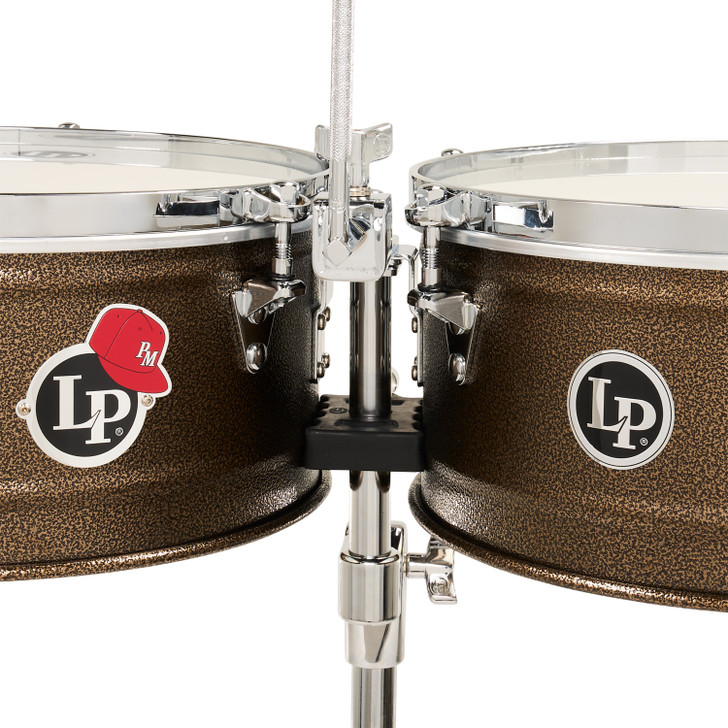 LP Pedrito Martinez Signature Timbales – 14″ & 15″ Steel Set w/ Stand