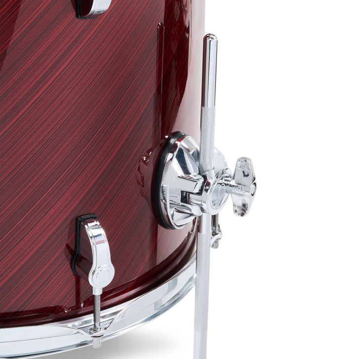 PDP New Yorker 4pc Kit - Twisted Cherry floor tom view