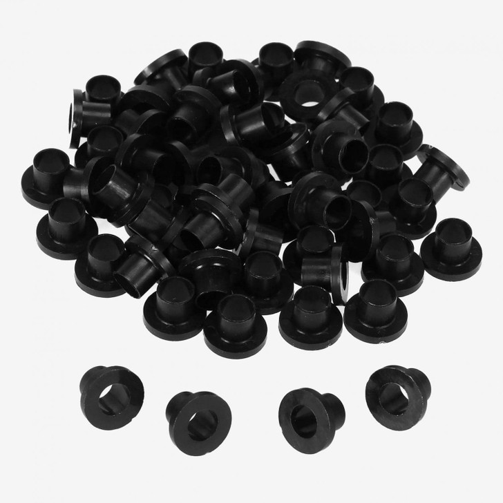 DANMAR 100 Pack Nylon Tension Rod Washers - Black