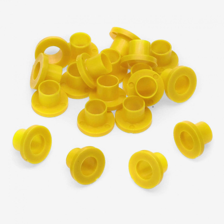 DANMAR 20 Pack Nylon Tension Rod Washers - Yellow
