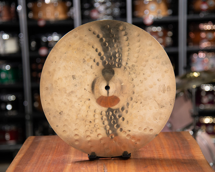 Used Zildjian Z Custom Hi Hat Pair 14" front view