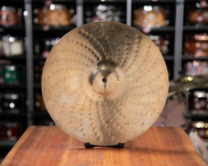 Used Zildjian Z Custom Hi Hat Pair 14" front view