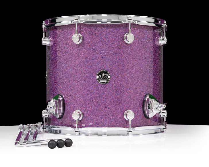 DW Performance Series 14x16 Floor Tom Purple Drift
