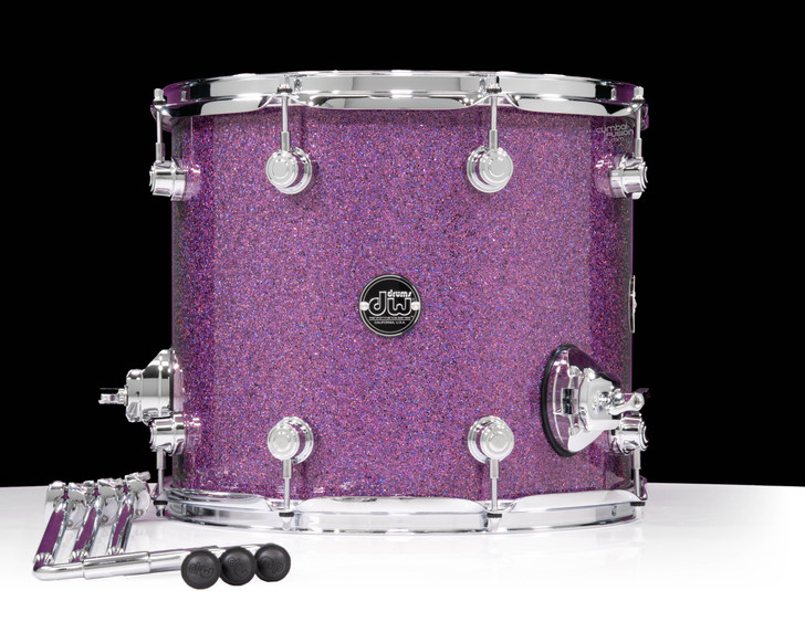 DW Performance Series 12x14 Floor Tom Purple Drift