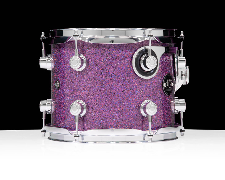 DW Performance Series 8x10 Tom Purple Drift back view