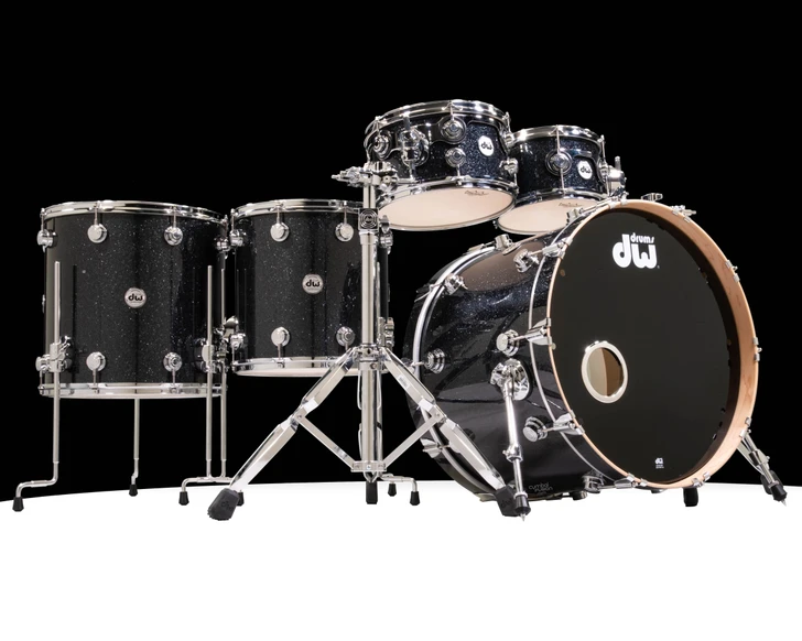 DW Collector's 5pc 333 Maple Shell Pack - Black Ice (Matt Gartska)