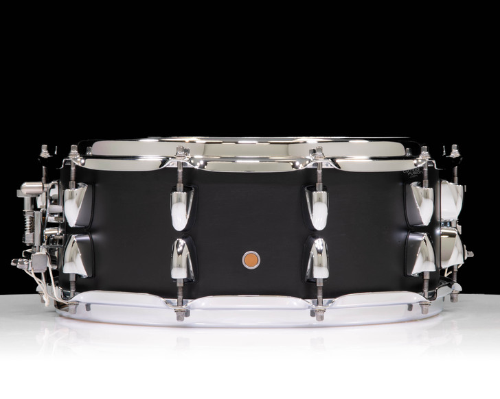 Yamaha Tour Custom 14”x5.5” Maple Snare Drum – Licorice Satin back view
