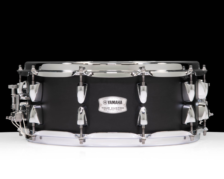 Yamaha Tour Custom 14”x5.5” Maple Snare Drum – Licorice Satin