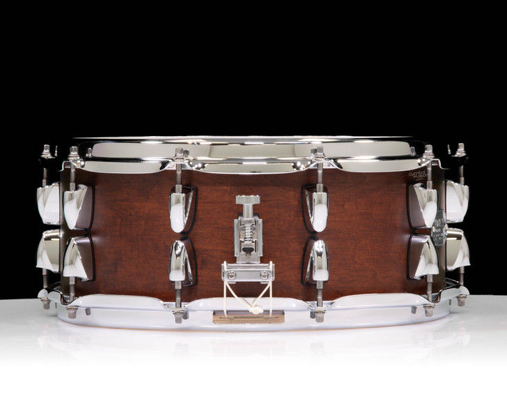 Yamaha Tour Custom 14”x5.5” Maple Snare Drum – Chocolate Satin right side view