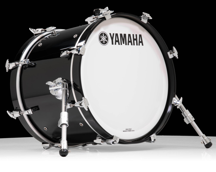Yamaha PHX 18”x14” Bass Drum – Solid Black w/ Chrome (PHXB-1814MSOB)