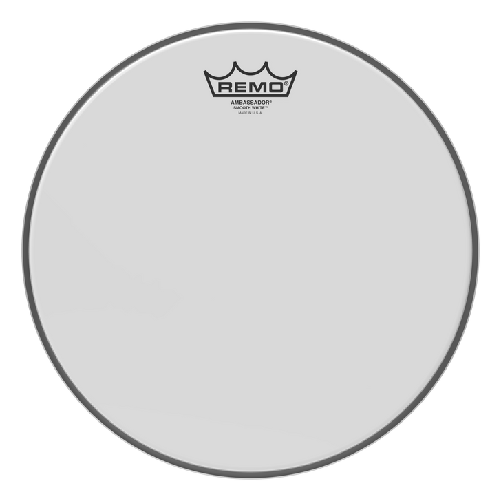 Remo Ambassador Smooth White Drumhead, 12"