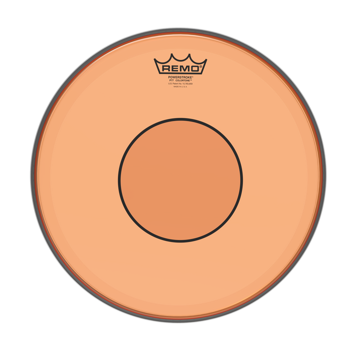 Remo Powerstroke 77 Colortone Orange Drumhead, 13"