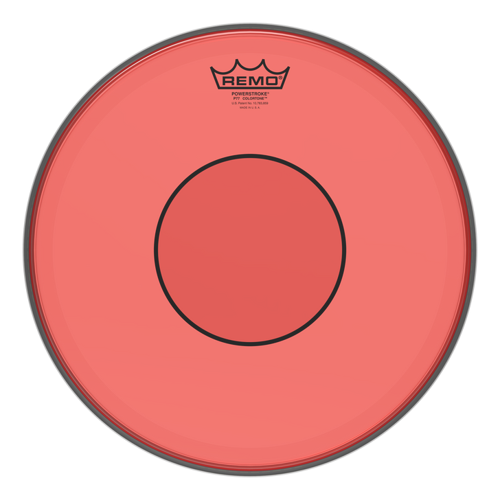 Remo Powerstroke 77 Colortone Red Drumhead, 13"