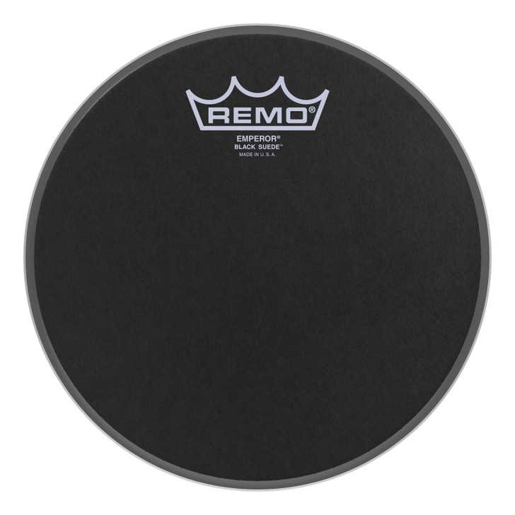 Remo Emperor Black Suede Drumhead, 8"