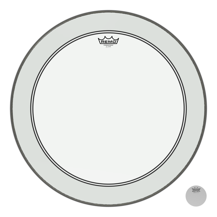 Remo Powerstroke P3 Clear Bass Drumhead, 23"