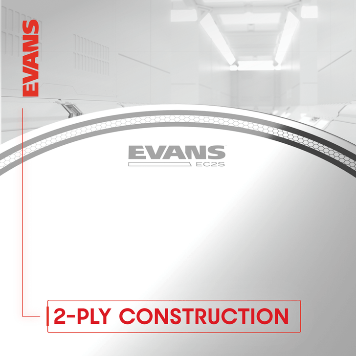Evans EC2 Clear Drum Head, 12 Inch product image