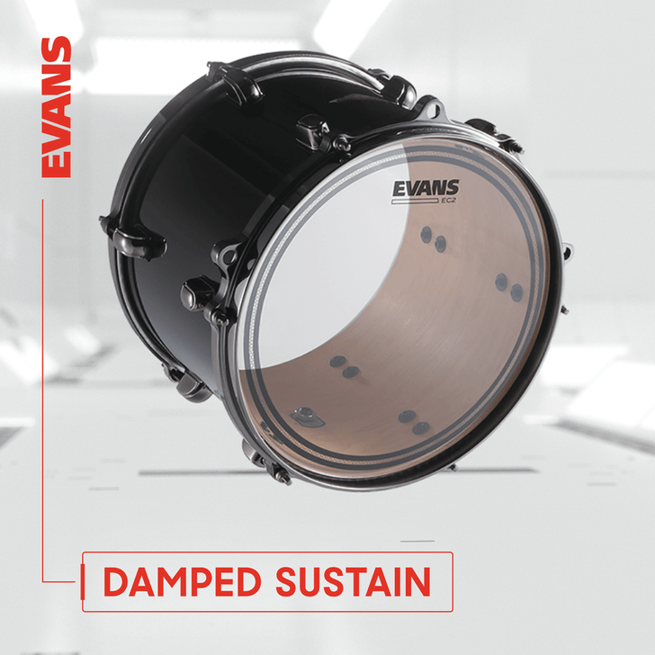 Evans EC2 Clear Drum Head, 12 Inch product image