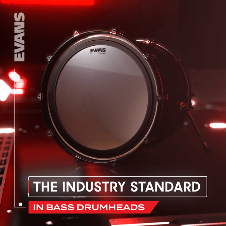 Evans EMAD Coated White Bass Drum Head, 20 Inch product image