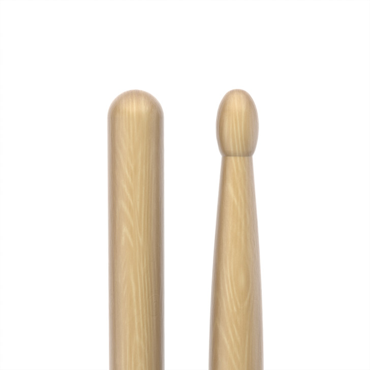 Promark Classic Forward 747B Hickory Drumstick, Oval Wood Tip product image