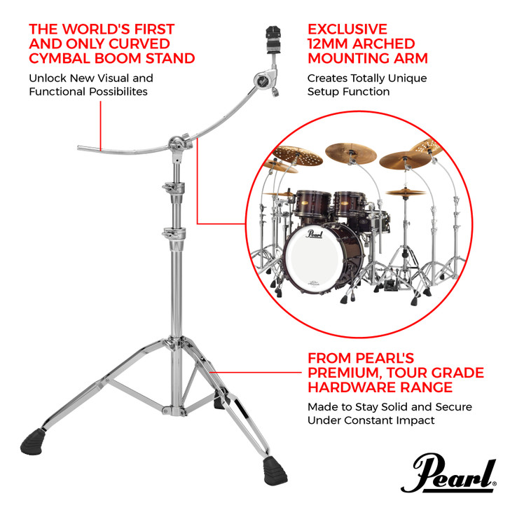 Pearl Curved Boom Cymbal Stand product image 3