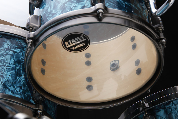Tama Starclassic Maple 4-piece shell pack with 22" bass drum, Smoked Black Nickel Shell Hardware product image