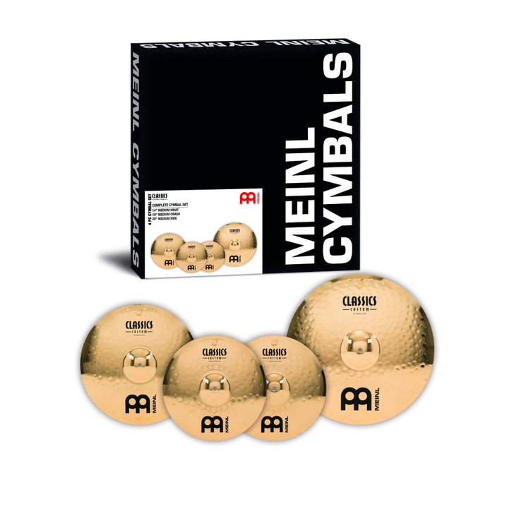 Meinl Cymbals Classics Custom Brilliant Complete Cymbal Set