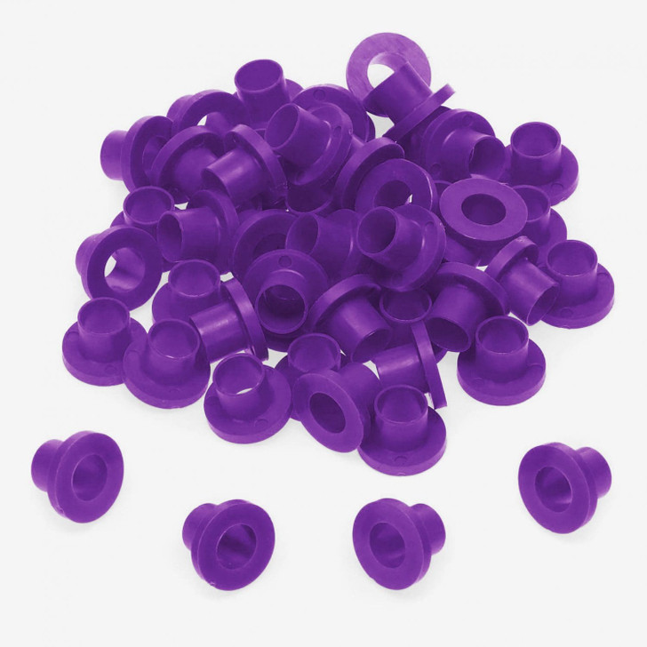 Danmar 50-Pack Nylon Tension Rod Washers - Purple