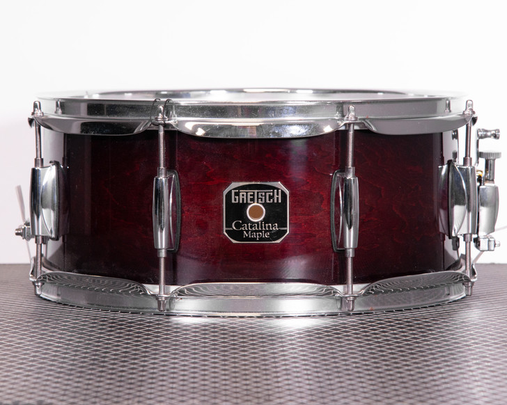 Used Gretsch Catalina Maple Snare Cherry Gloss 5.5x14