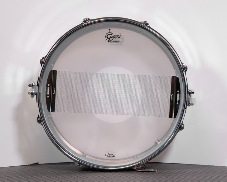 Used DW Collector's Series Black Nickel Over Brass 8" x 14" Snare Drum with Chrome Hardware