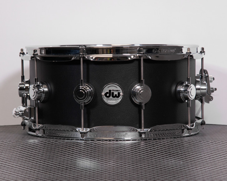 Used DW Collector's Series Black Hammer Brass 6.5" x 14" Snare Drum