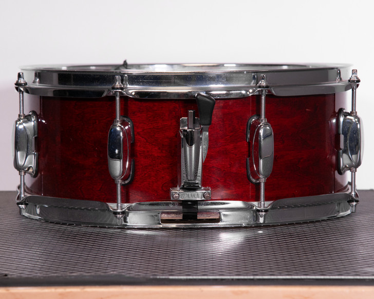 Used Tama Rockstar 5" x 14" Snare Drum - Cherry Stain