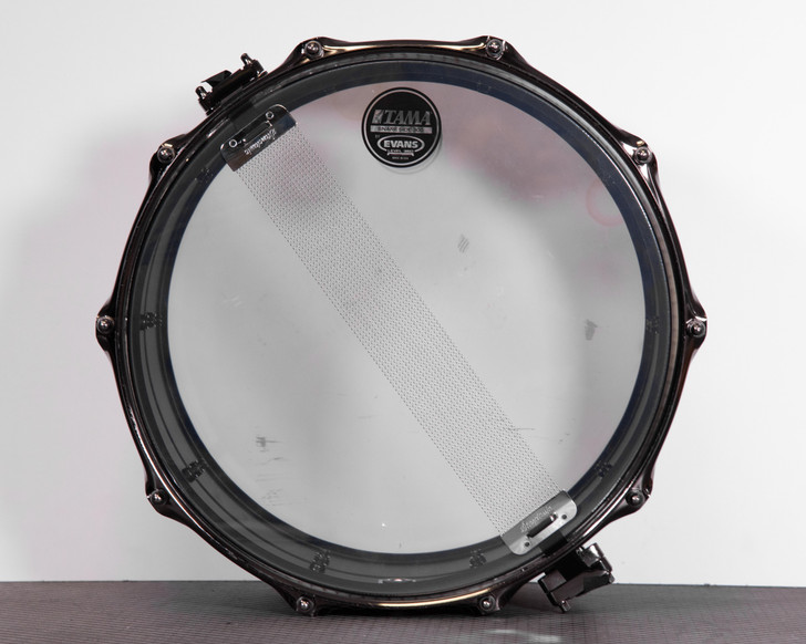 Used Tama S.L.P. Big Black Steel 8" x 14" Snare Drum